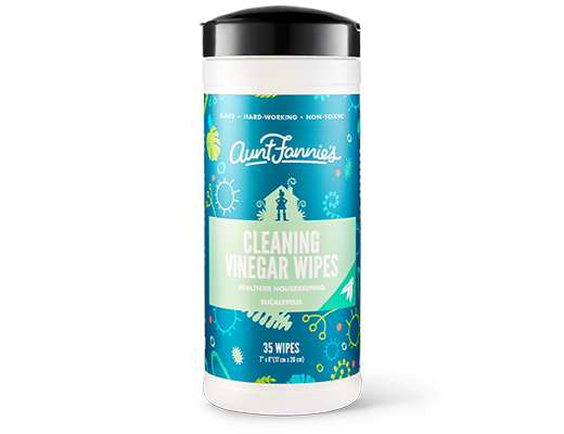 Cleaning Vinegar Wipes – Eucalyptus, 6-Pack