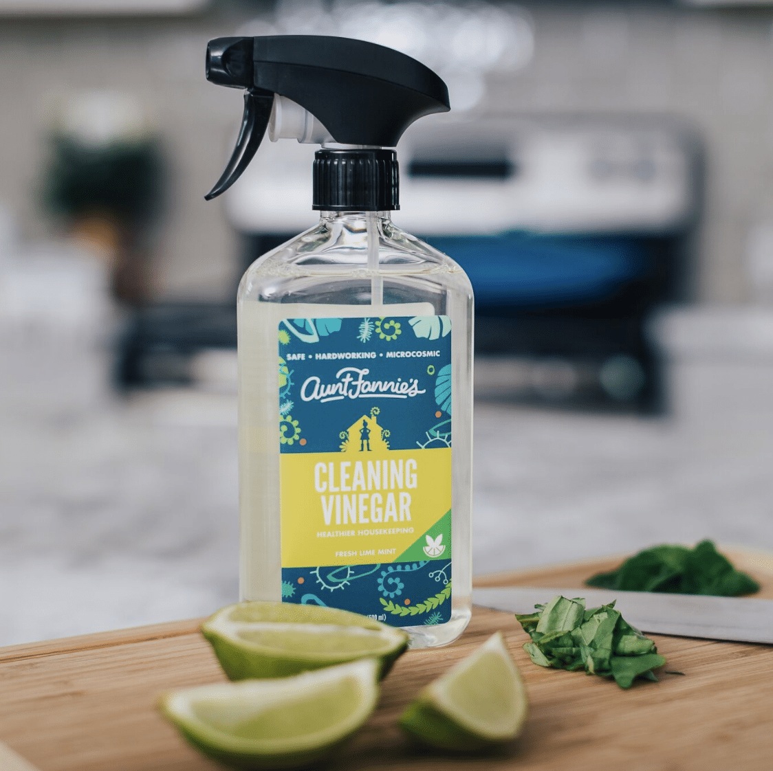 lime mint cleaning vinegar
