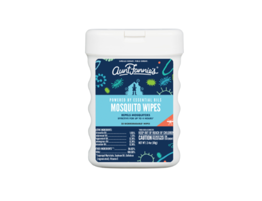 Mosquito Repellent Wipes – 25 Ct Wipes Canister, Single Pack